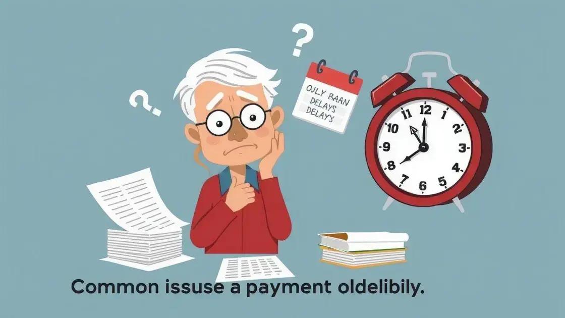 Common issues leading to delays