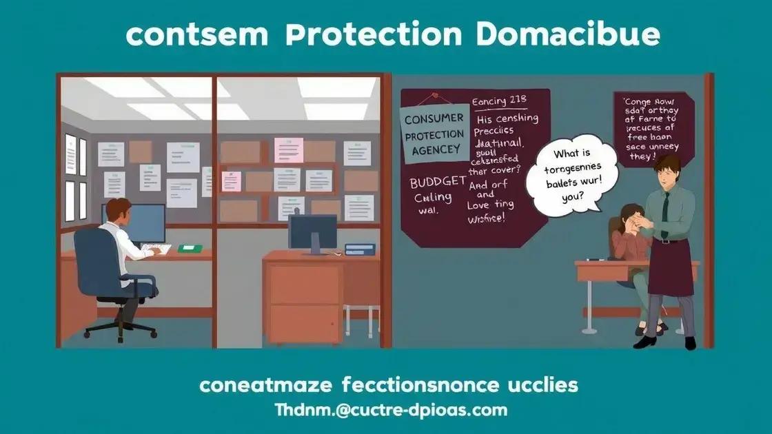 Impact on consumer protection agencies