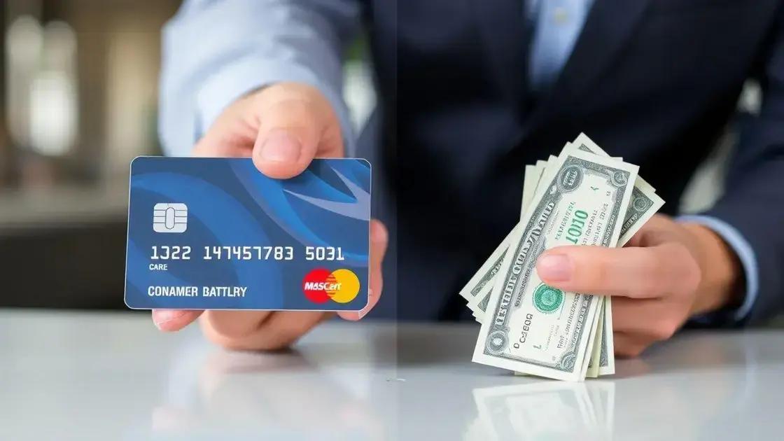 Credit cards vs. cash: a comparative look
