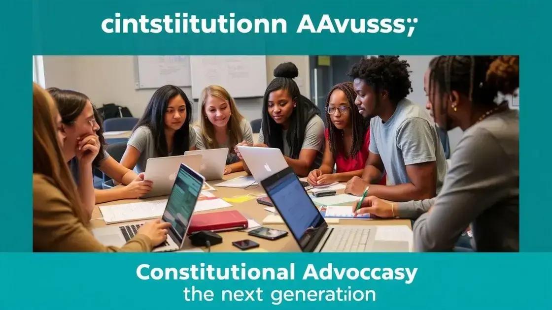 Future of constitutional advocacy in the U.S.