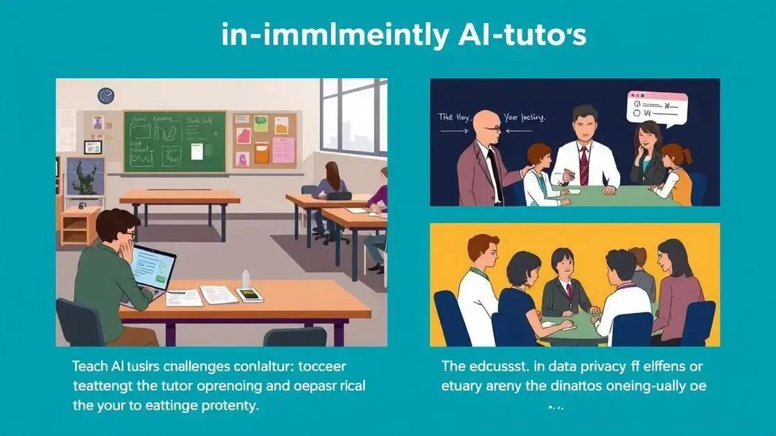 Challenges in implementing AI tutors