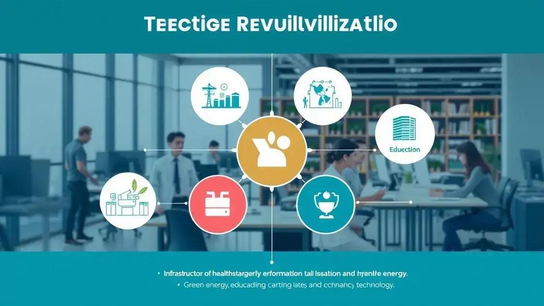 Key sectors targeted for revitalisation