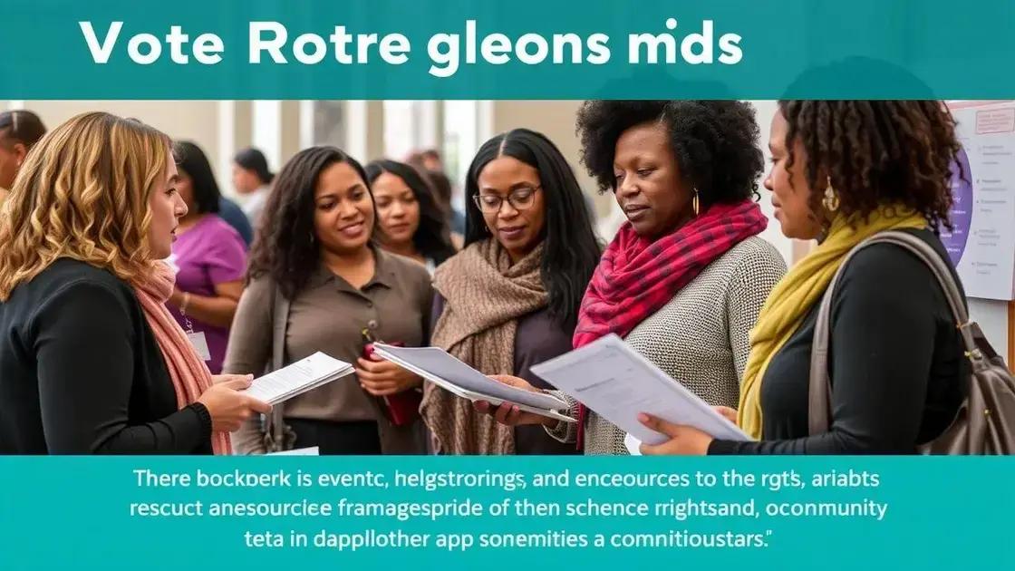 Impact on voter registration for women