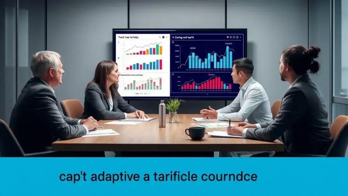 Strategies to adapt to tariff changes Strategies to adapt to tariff changes