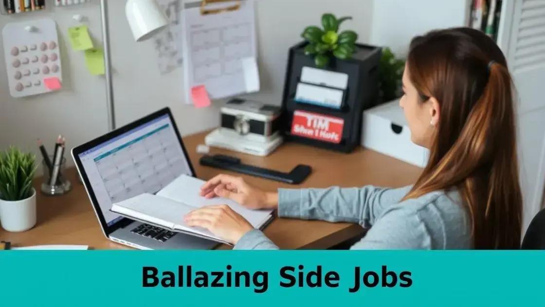 How to balance side jobs with your schedule