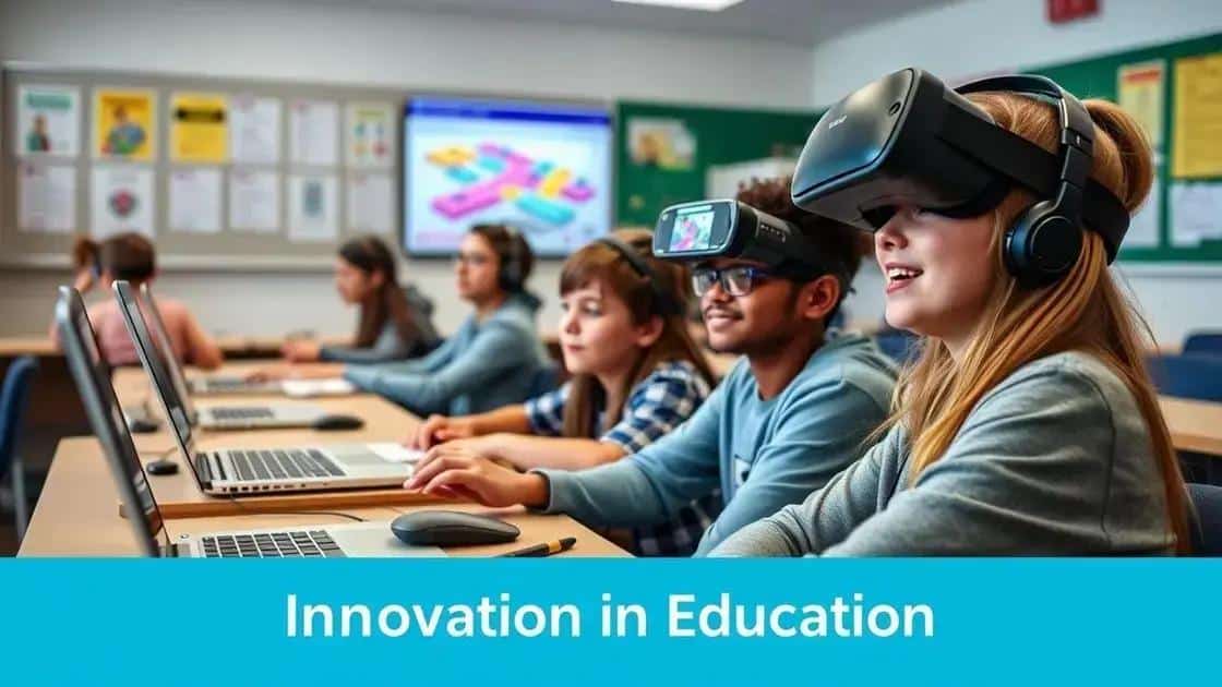 Key innovations shaping the learning environment