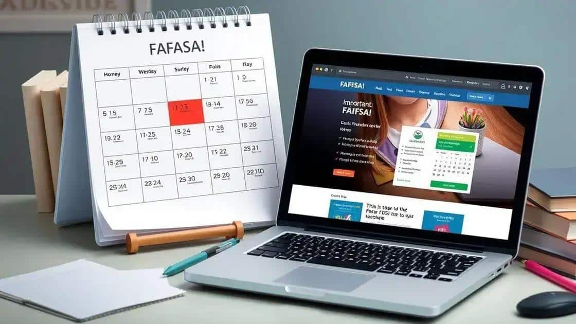 Key dates and deadlines to remember