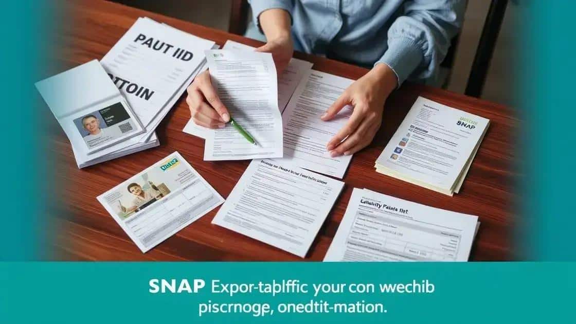 Required documents for your application