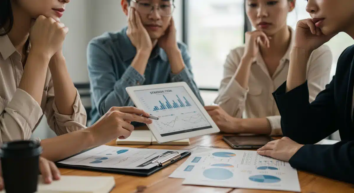 Fashion executives discussing new federal regulations on textile waste