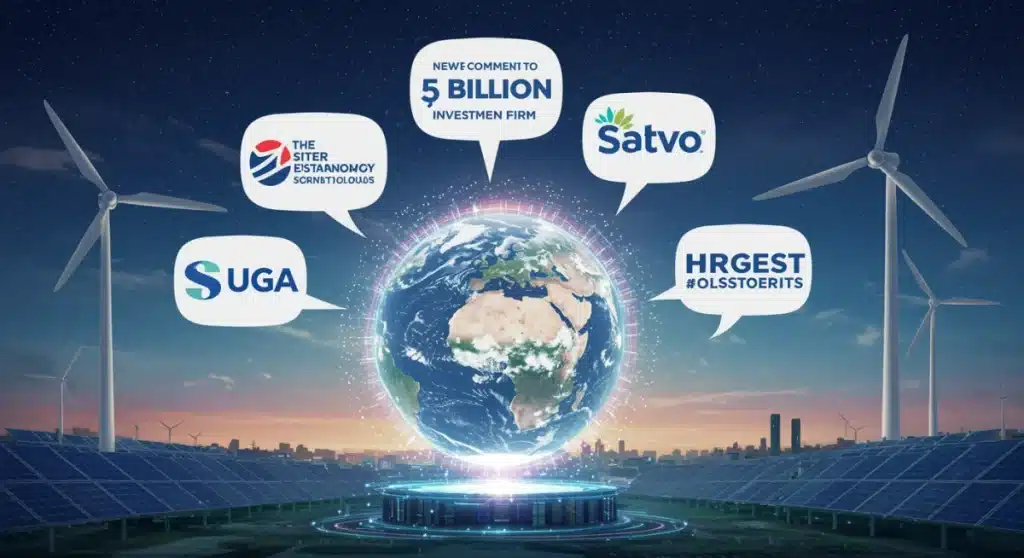 Major Investment Firms Pledge $5 Billion to US Sustainable Tech