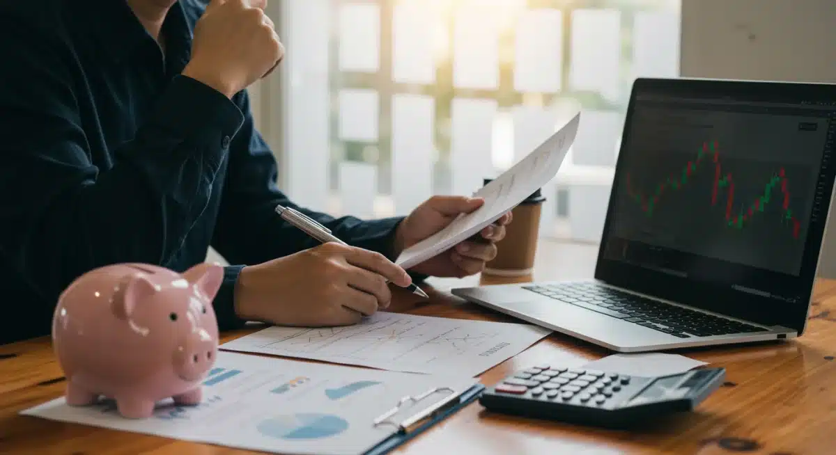 Individual planning personal finances and savings in anticipation of rate changes