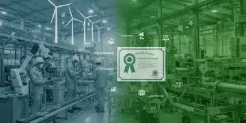 Eco-friendly manufacturing facility with federal grant overlay