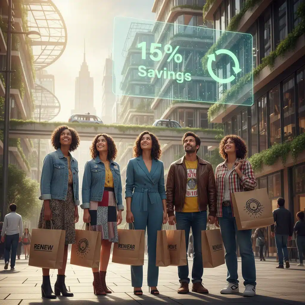 Unlock 15% Savings: Circular Fashion for US Consumers in 2026