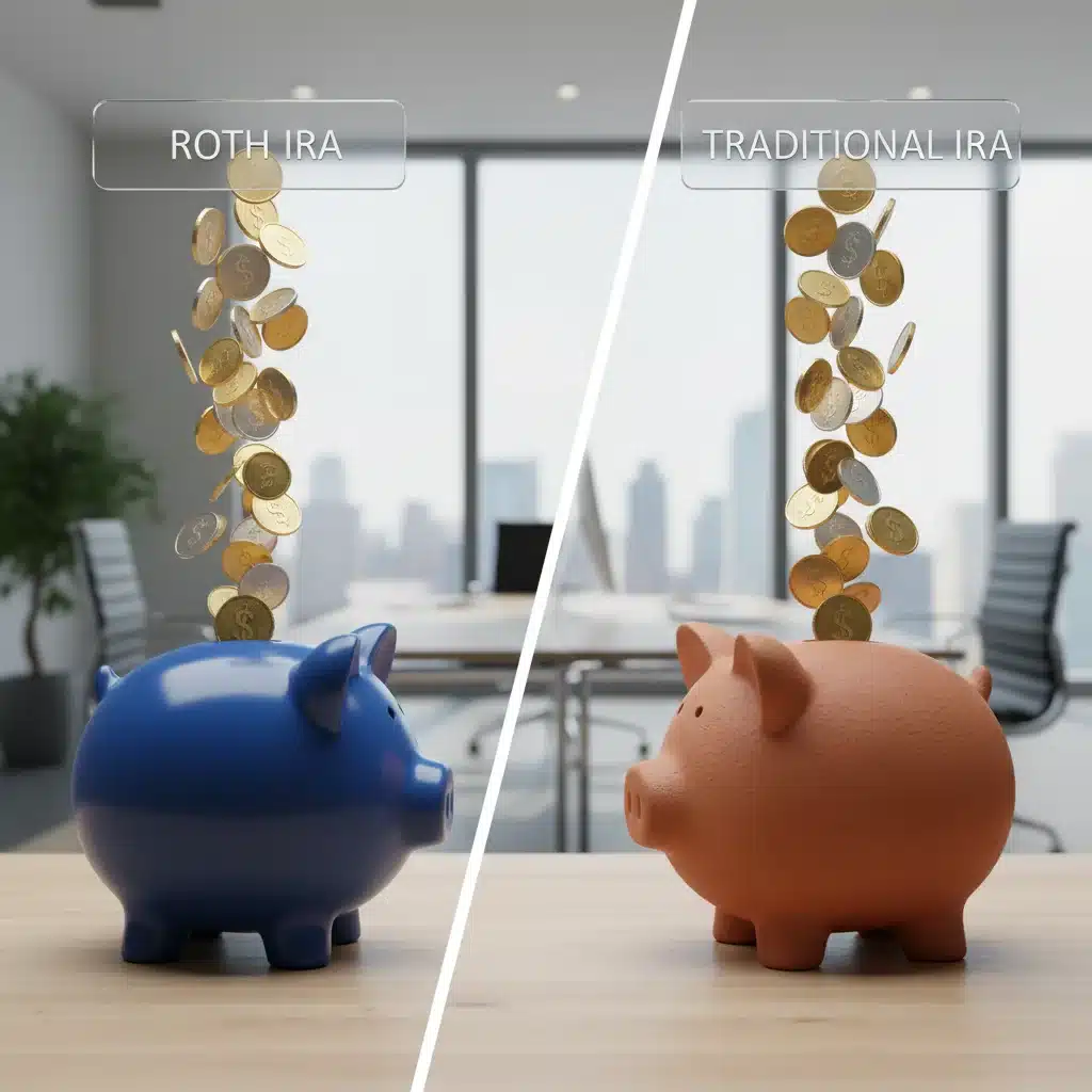 Comparing Roth IRA vs Traditional IRA benefits for retirement savings