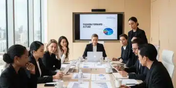 Professionals discussing ethical sourcing regulations in fashion