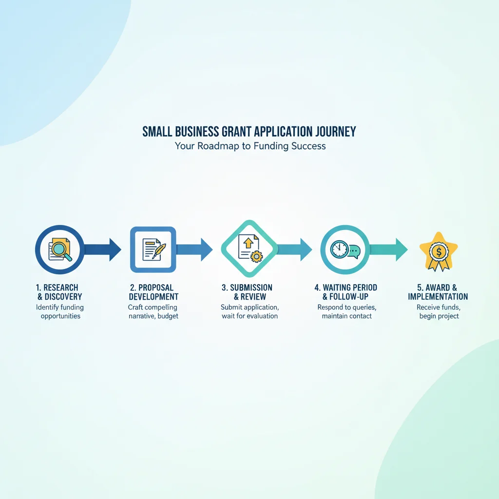 Grant application timeline roadmap for small business funding