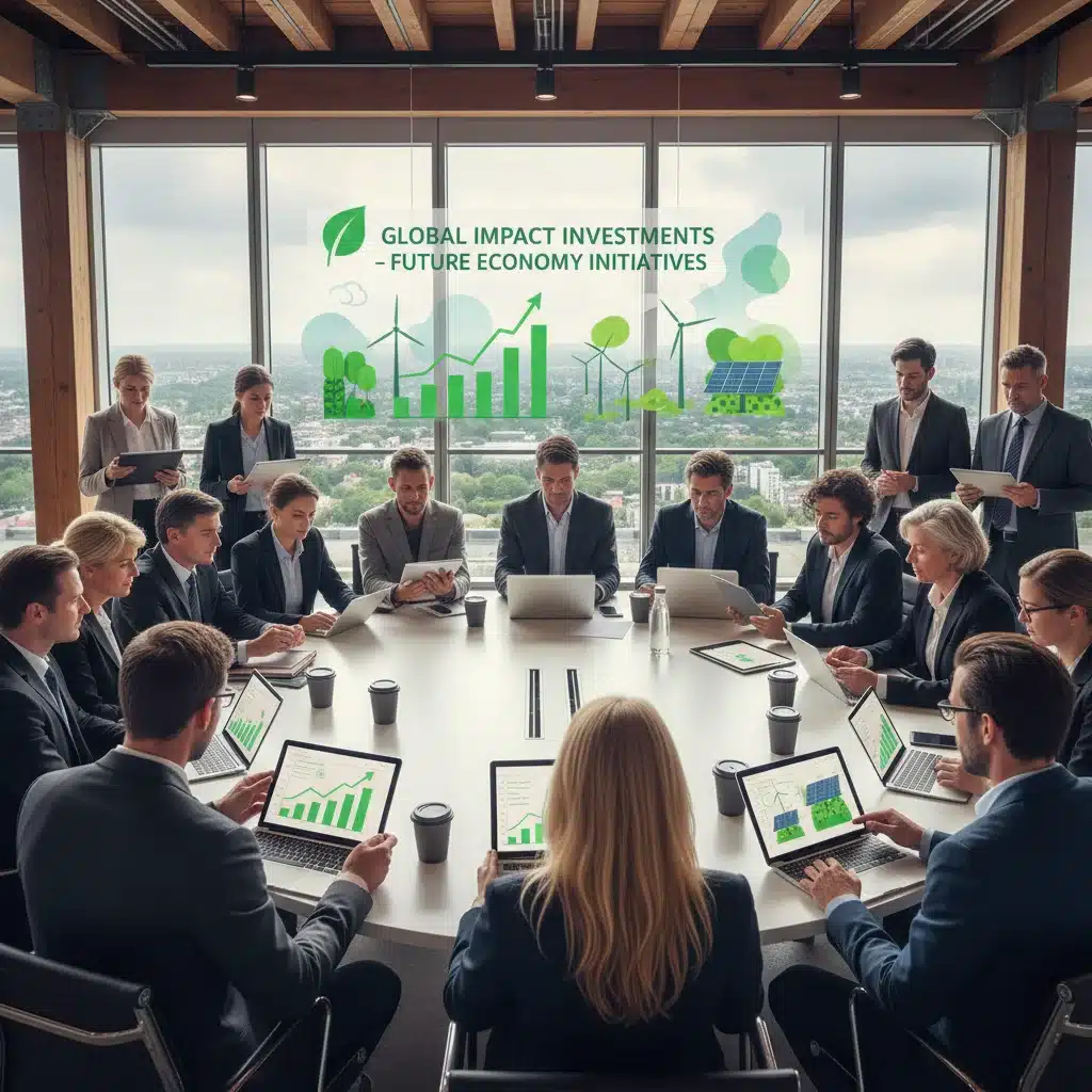 Investors analyzing eco-friendly portfolio adjustments